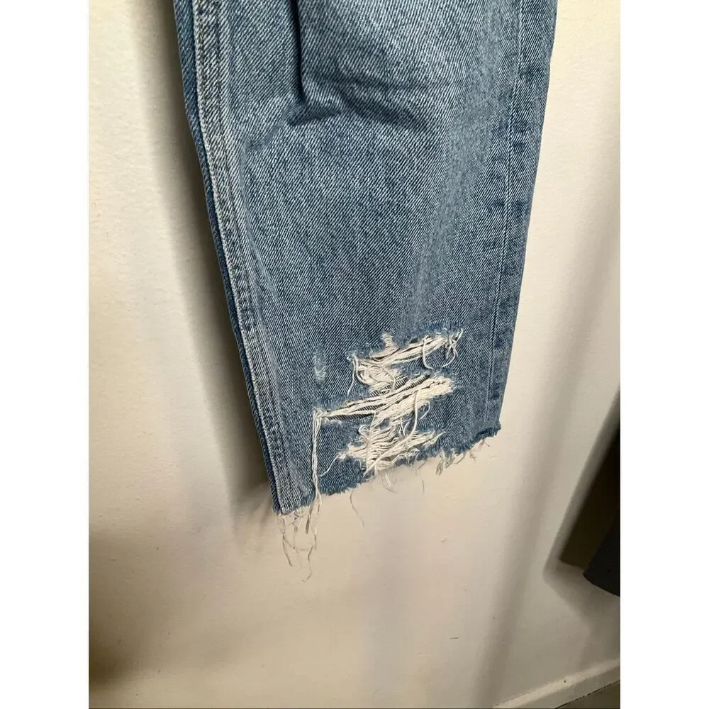 Agolde High Rise Jamie Straight Leg Jeans - Picture 7 of 11